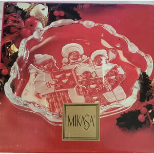 Vintage Mikasa Holiday Carolers Sweet Candy Dish